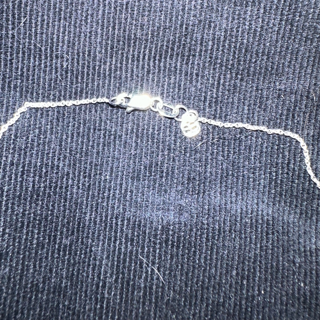 Sydney Evan Diamond And White Gold Love Necklace 650$